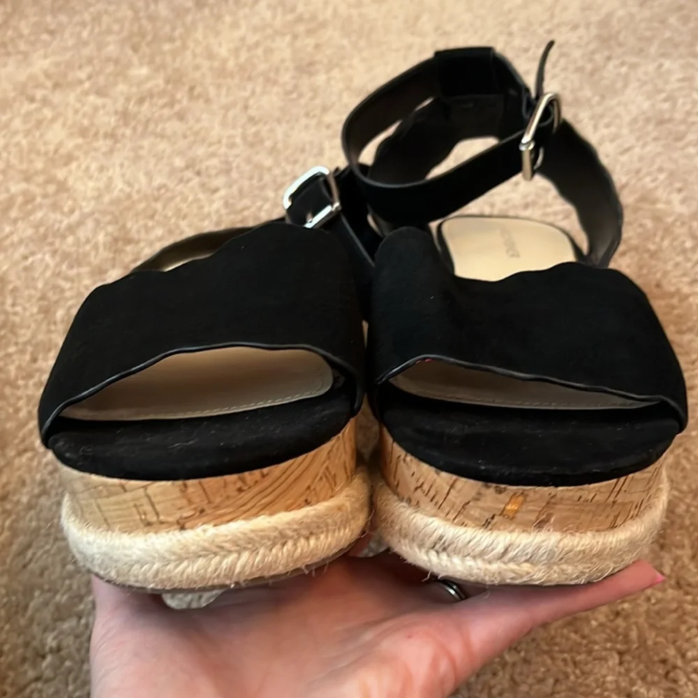 Marc Fisher Velvet Platforms